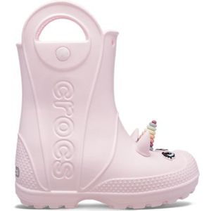 Crocs Handle It Unicorn Rain Boot Laarzen Kinder Pink Milk 28