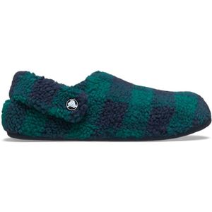 Crocs - Classic Buffalo Check Cozzzy - Pantoffels - Hosta / Navy