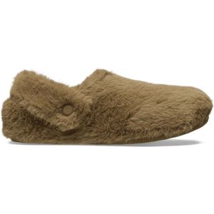 Crocs Classic Cozzzy Luxe Slipper Pantoffels Unisex Sepia 43
