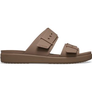 Crocs Brooklyn Buckle Low Low Sandalen Damen Latte 41