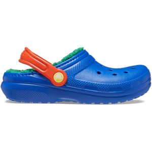 Crocs Toddler Classic Lined Klompen Kinder Blue Bolt / Multi 23