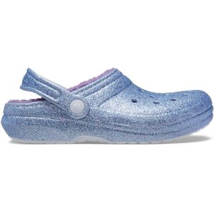 Crocs Classic Lined Glitter Klompen Kinder Frosted Glitter 34