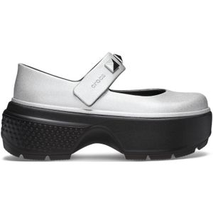 Crocs Stomp Metallic Mary Jane Schoenen Unisex Silver 39