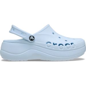 Crocs Baya Platform Klompen Damen Mineral Blue 41