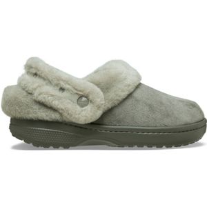 Crocs Classic Unfurgettable Vegan Suede Klompen Unisex Galactic Grey 43