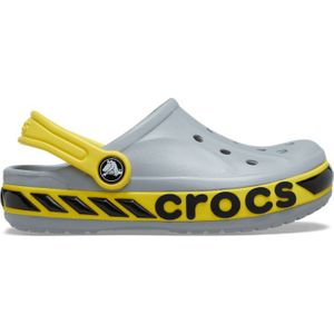 Crocs Toddler Bayaband Racer Band Klompen Kinder Light Grey 27