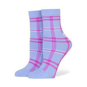 Crocs Socks Plaid Ankle Schoenen Unisex Moon Jelly OSFA