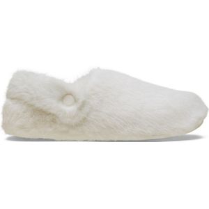 Crocs Classic Cozzzy Luxe Slipper Pantoffels Unisex Chalk 43