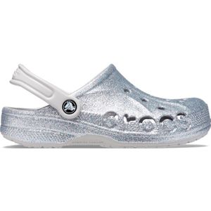 Crocs Baya Glitter Klompen Unisex Silver Glitter 42
