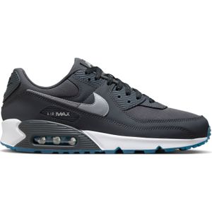 Nike Air Max 90 Sneakers Grijs Wit Zilver Blauw