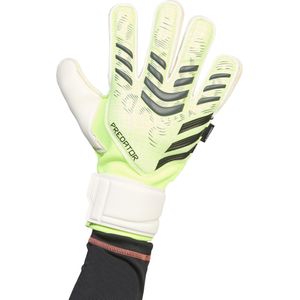 adidas Predator Match Fingersave Keepershandschoenen Neongeel Wit Zwart