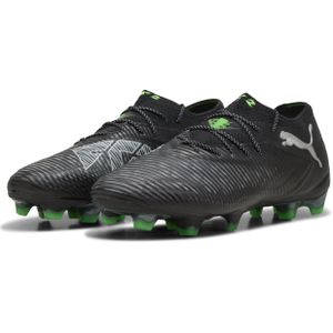 PUMA Future 8 Ultimate Low Gras Voetbalschoenen (FG) Zwart Grijs Groen