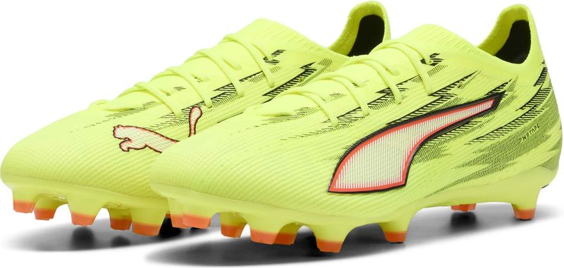 PUMA Ultra 6 Pro Gras / Kunstgras Voetbalschoenen (MG) Neongeel Rood Zwart