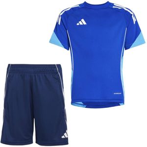 adidas Tiro 25 Competition Trainingsset Kids Blauw Donkerblauw Lichtblauw