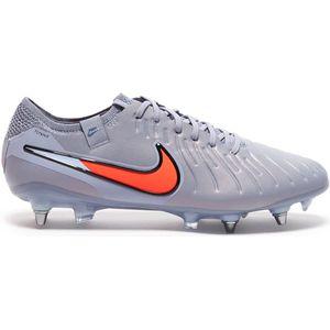 Nike Tiempo Legend 10 Elite IJzeren-Nop Voetbalschoenen (SG) Pro Player Lichtblauw Felrood Zwart