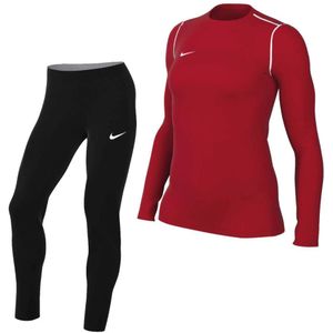 Nike Park 20 Crew Trainingspak Dames Rood Wit