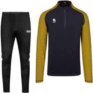 Robey Performance Half-Zip Trainingspak Zwart Geel