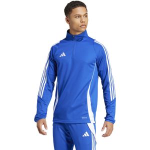 adidas Tiro 24 Trainingstrui 1/4-Zip Blauw Wit