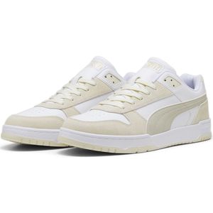 PUMA Rebound Game Sneakers Low SD Wit Roze Gebroken Wit