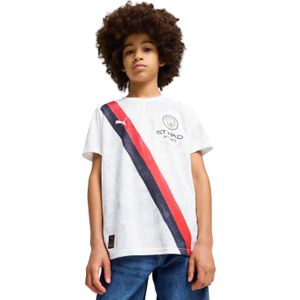 PUMA - Manchester City - T-shirt - Blauw - 100% Polyester