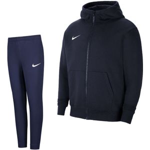 Nike Park 20 Fleece Full-Zip Trainingspak Kids Donkerblauw