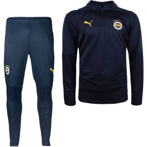 PUMA Fenerbahce SK Trainingspak 1/4-Zip 2024-2025 Donkerblauw Geel