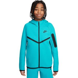 Nike - Tech Fleece - Vest - Turquoise Zwart