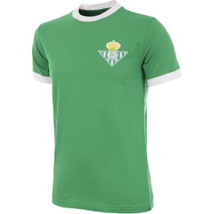 COPA Real Betis 1970's Away Retro Voetbalshirt Groen Wit