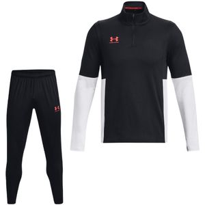 Under Armour Challenger Trainingspak 1/4-Zip Zwart Rood Wit