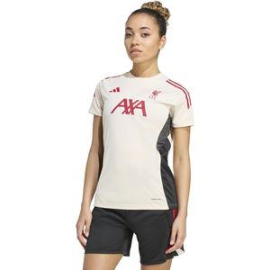 adidas Liverpool Trainingsshirt 2025-2026 Dames Wit Rood Zwart