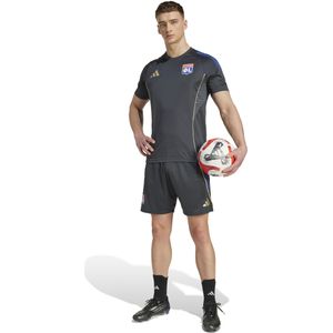 adidas Olympique Lyon Trainingsset 2025-2026 Donkergrijs Goud Rood Blauw