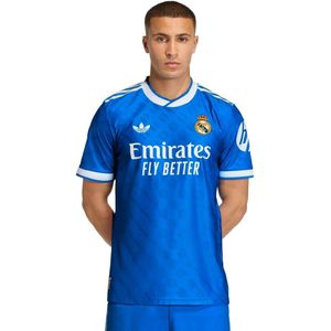 adidas - Real Madrid 3e Shirt Authentic 2025-2026 - Blauw - Sportshirt