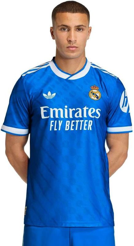 adidas - Real Madrid 3e Shirt Authentic 2025-2026 - Blauw - Sportshirt