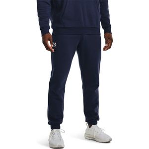 Under Armour Essential Fleece Joggingbroek Donkerblauw Wit