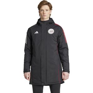 adidas - Ajax Parka 2025-2026 - Zwart Wit Rood - Winterjas