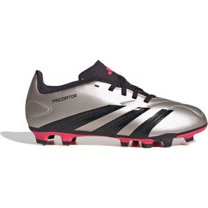 adidas Predator Club Gras / Kunstgras Voetbalschoenen (MG) Kids Zilver Zwart Roze