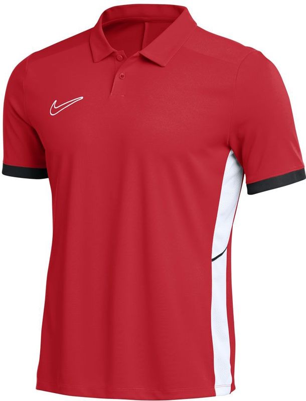 Nike - Academy 25 - Polo - Rood Zwart Wit