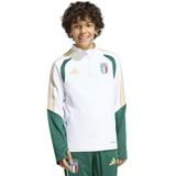 adidas Italië Trainingstrui 1/4-Zip 2026-2028 Kids Wit