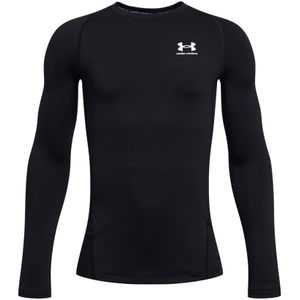Under Armour ColdGear Ondershirt Lange Mouwen Kids Zwart Wit