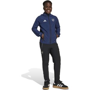 adidas Arsenal Vis Tech Trainingspak Full-Zip 2025-2026 Kids Donkerblauw Zwart Wit