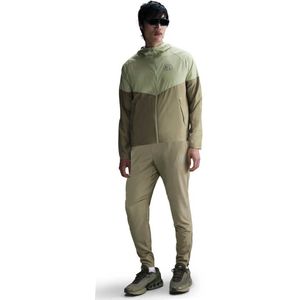 Nike Sportswear Air Woven Trainingspak Full-Zip Olijfgroen Groen Neongeel