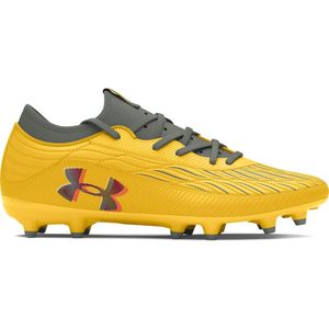 Under Armour Magnetico Select 4.0 Gras Voetbalschoenen (FG) Geel Grijs