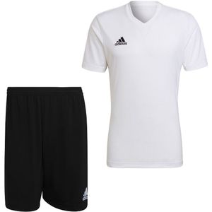 adidas Entrada 22 Trainingsset Wit Zwart