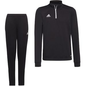 adidas Entrada 22 Trainingspak Kids Zwart Wit