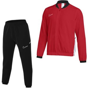 Nike Academy 25 Woven Trainingspak Full-Zip Rood Zwart Wit