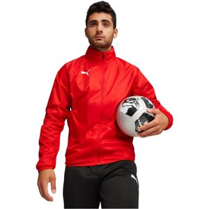 PUMA teamGOAL All Weather Jas Rood Wit