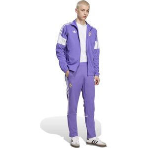 adidas Real Madrid Lifestyler Trainingspak Full-Zip Paars Wit