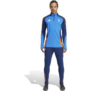 adidas Juventus Trainingspak 1/4-Zip 2024-2025 Blauw Oranje Wit