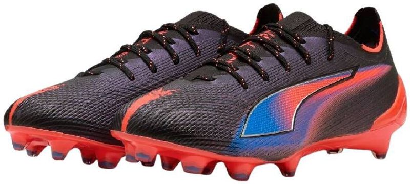 PUMA Ultra 6 Ultimate Relentless Gras Voetbalschoenen (FG) Zwart Rood Blauw