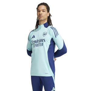 adidas Arsenal Trainingstrui 1/4-Zip 2024-2025 Lichtblauw Donkerblauw